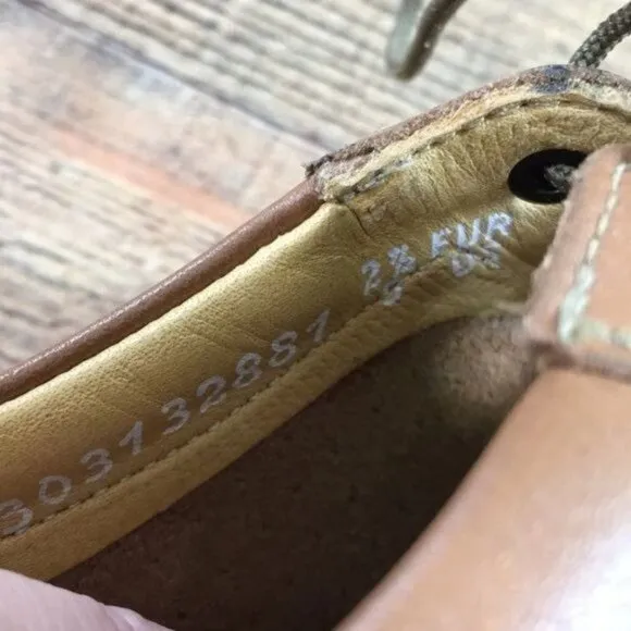 Mephisto Brown‎ Leather Oxford Sneaker Shoes Cool Air Women’s 5