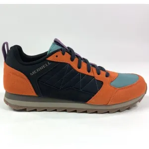 Merrell Alpine Sneaker Exuberance Mens Orange Color Block Suede J003271 NEW