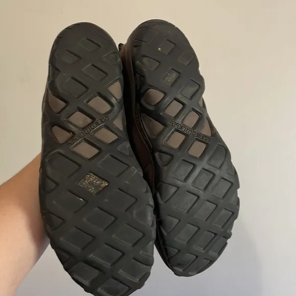 Merrell jungle moc brown slip on shoes size 13