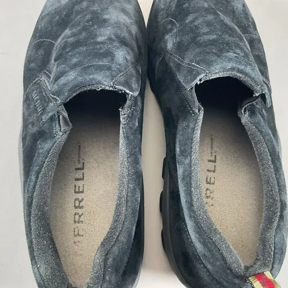 Merrell Jungle Moc Men's Size 13 Black Suede Slip On Loafers Casual Shoes Hiking