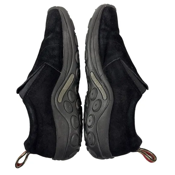 Merrell Mens 9 Jungle Moc Shoes Black Midnight Suede Leather