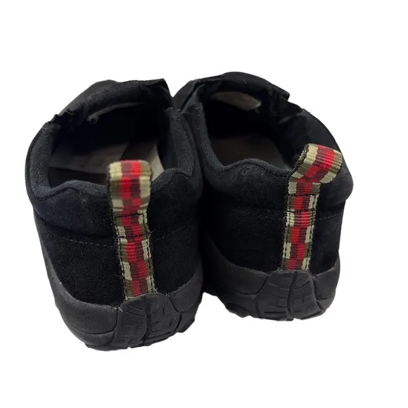 Merrell Mens 9 Jungle Moc Shoes Black Midnight Suede Leather