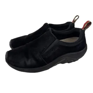 Merrell Mens 9 Jungle Moc Shoes Black Midnight Suede Leather