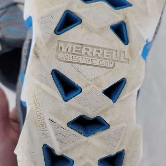 Merrell Mens 9.5 blue gray Tetrex Vapor Performance footwear water shoes J18485
