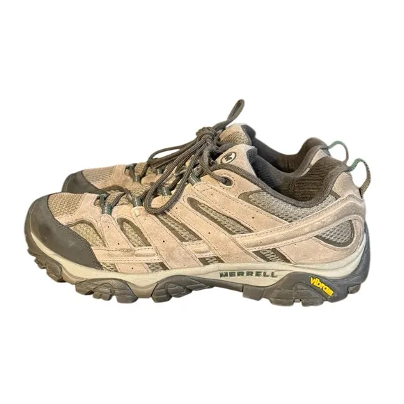Merrell Moab 3 Black Hiking Shoes Durable Mesh and Aggressive Tread Men’s SZ 13