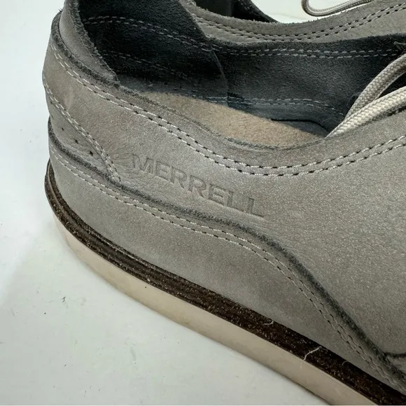 Merrell Olukai Grey Derby Shoes Casual