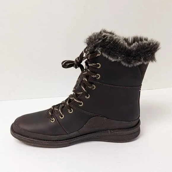 Merrell Tremblant Ezra Waterproof Winter Boots, Brown, Women's 6.5 M
