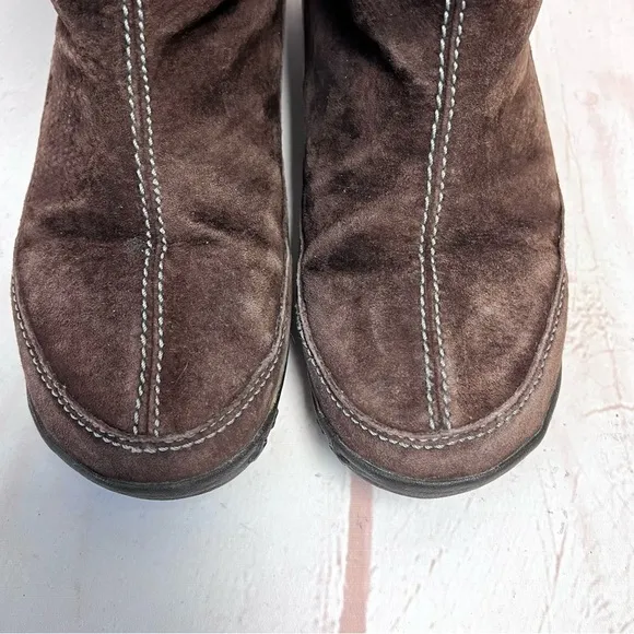 Merrell Yarra Waterproof Suede Shearling Fur Lined Winter Boots