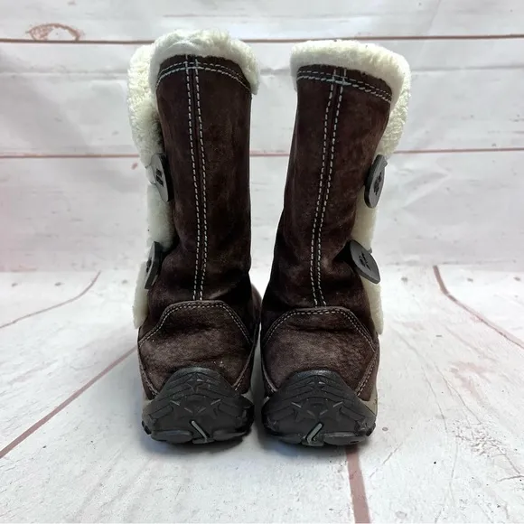 Merrell Yarra Waterproof Suede Shearling Fur Lined Winter Boots