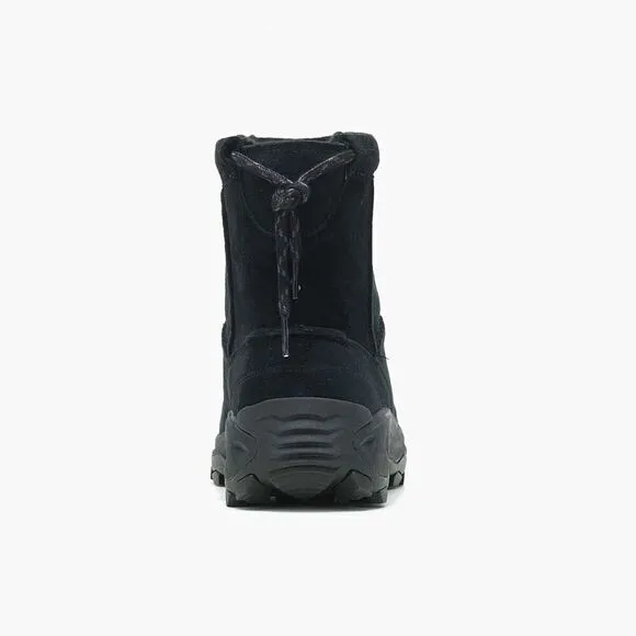 Merrell Winter J004555 Boots Men's Black Suede Leather Pull On Waterproof TF2616