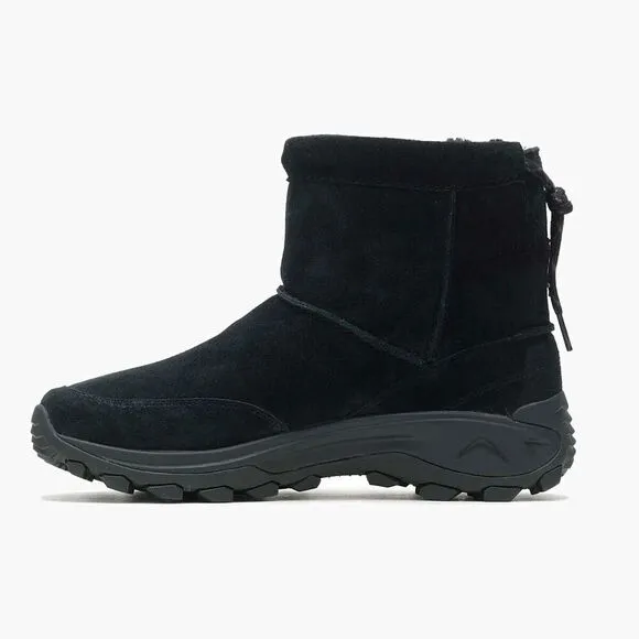 Merrell Winter J004555 Boots Men's Black Suede Leather Pull On Waterproof TF2616