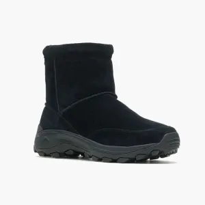 Merrell Winter J004555 Boots Men's Black Suede Leather Pull On Waterproof TF2616