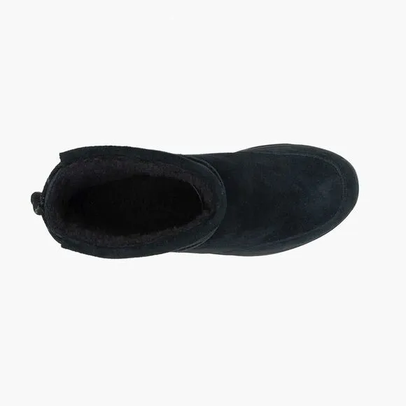 Merrell Winter J004555 Boots Men's Black Suede Leather Pull On Waterproof TF2616