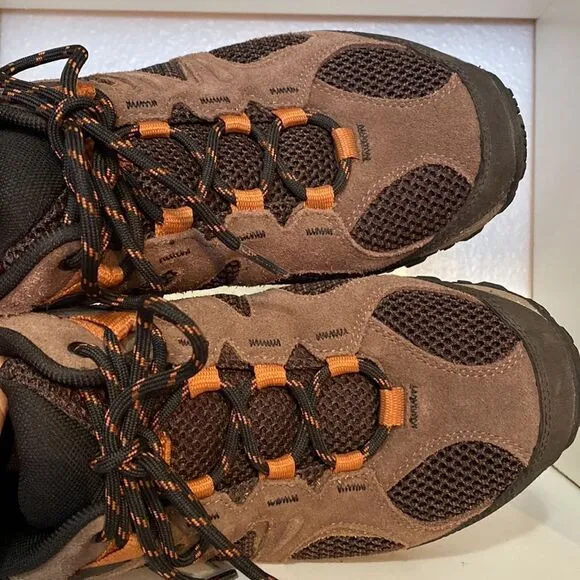 Merrell Yokota Mens Lace Up Waterproof Wide Width Hiking Outdoor Shoes