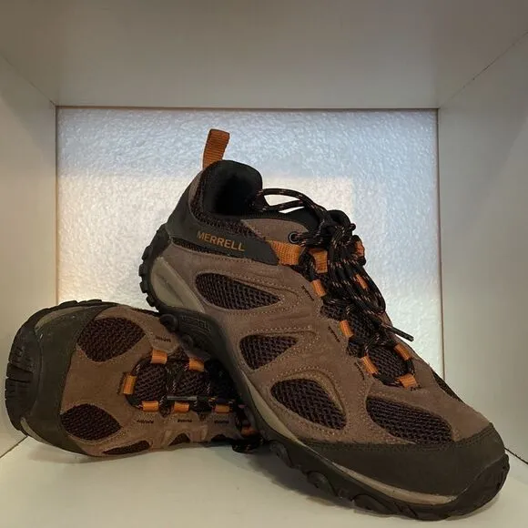 Merrell Yokota Mens Lace Up Waterproof Wide Width Hiking Outdoor Shoes