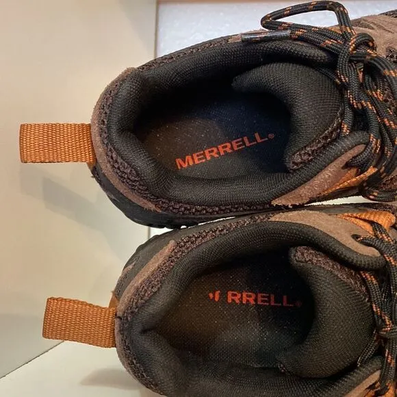Merrell Yokota Mens Lace Up Waterproof Wide Width Hiking Outdoor Shoes