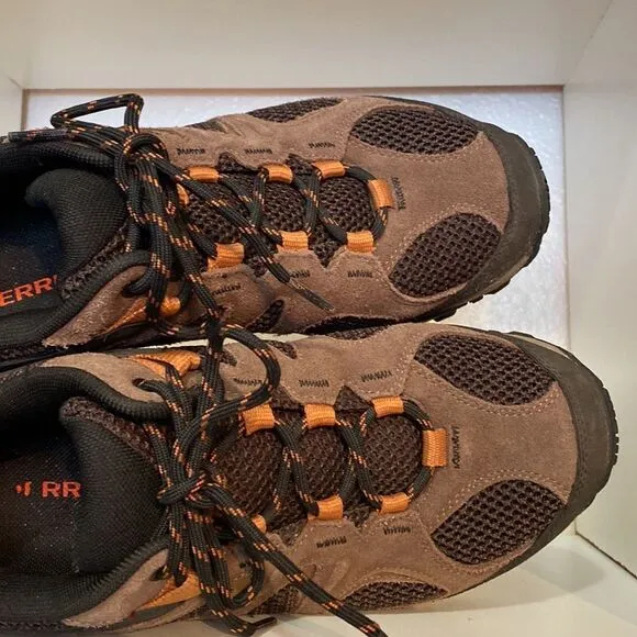 Merrell Yokota Mens Lace Up Waterproof Wide Width Hiking Outdoor Shoes