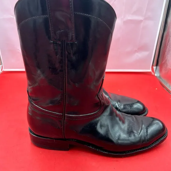 Mexican patent leather, cowboy boots