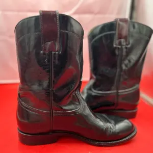 Mexican patent leather, cowboy boots