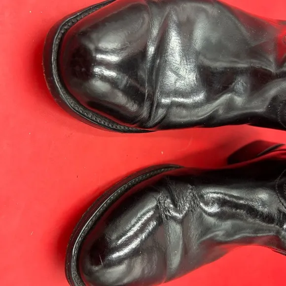 Mexican patent leather, cowboy boots