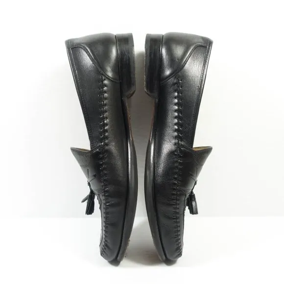 Mezlan Genuine Lizard Leather Tassel Loafer Shoes - Men's Size 10.5