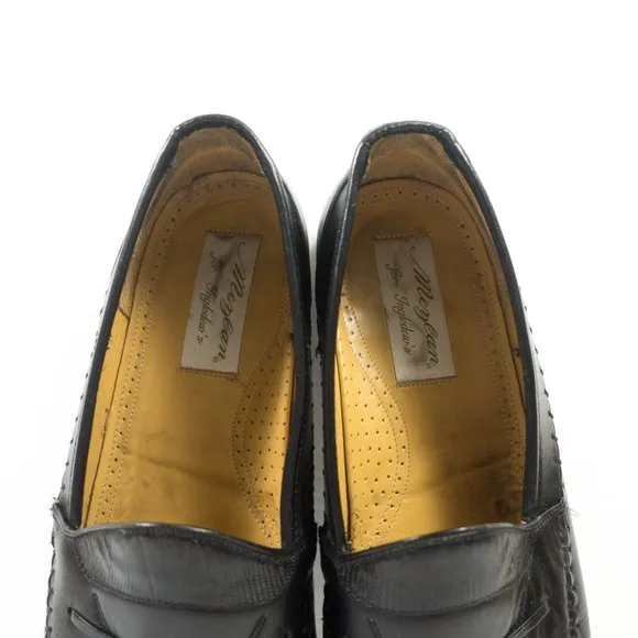 Mezlan Genuine Lizard Leather Tassel Loafer Shoes - Men's Size 10.5
