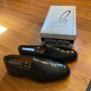 Mezlan Men’s dress shoes Black Leather Size 10