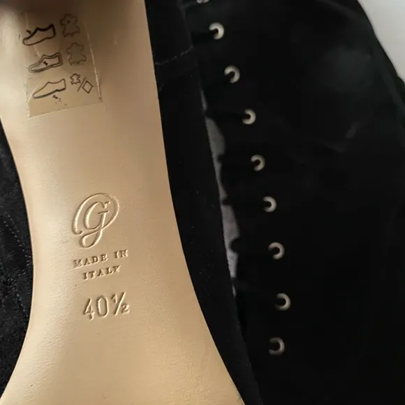 M.Gemi Black Suede Buttery Soft Ankle Boots
