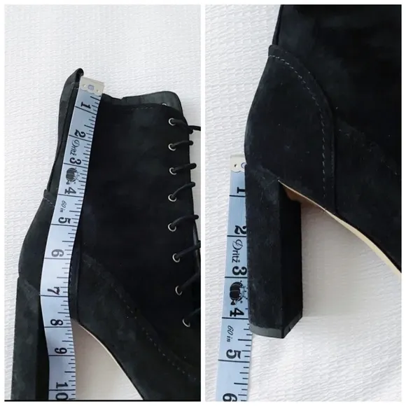 M.Gemi Black Suede Buttery Soft Ankle Boots