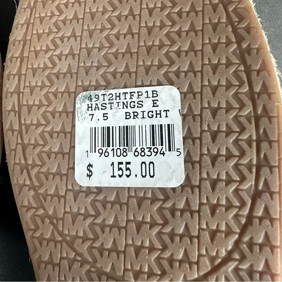 Michael Kors Hastings Espadrille 7.5 Jet Set Maldives Slip On Shoes Brand New
