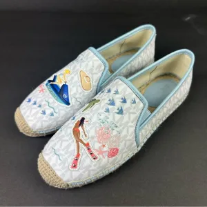 Michael Kors Hastings Espadrille 7.5 Jet Set Maldives Slip On Shoes Brand New