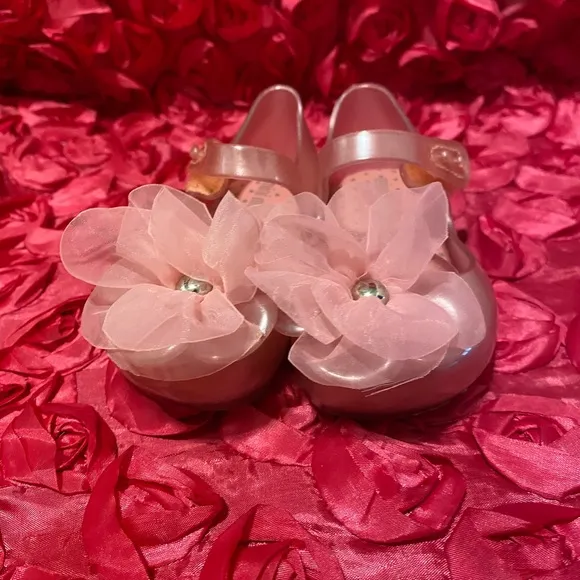 Mini Melissa Flower Jelly Shoes Childrens Fashion