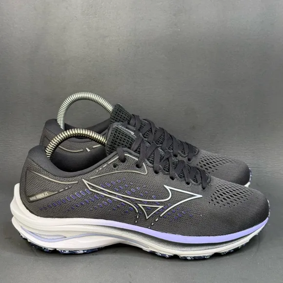 Mizuno Wave Rider 25 Womens Running Shoes Gray Athletics Sneakers size 7.5