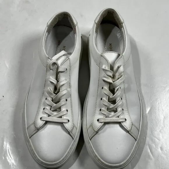 M.M. LaFleur x KOIO Capri Low Top Lace Up Sneakers Genuine Leather White 37 7