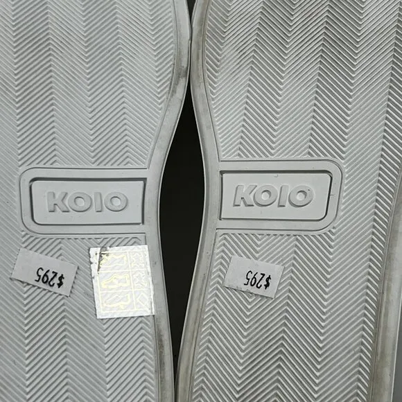 M.M. LaFleur x KOIO Capri Low Top Lace Up Sneakers Genuine Leather White 37 7