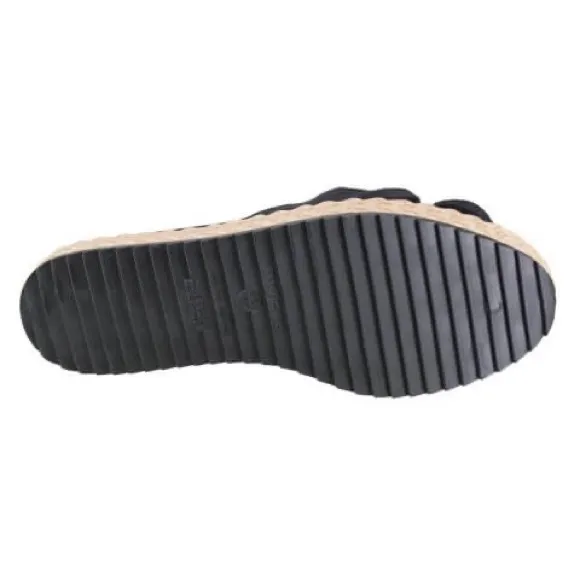 Moleca Black Alpargata Suede Flex Slip on Shoes