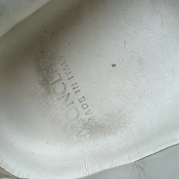 Moncler Ivory Floral Lace loafers Womens 38/US7.5-8