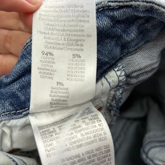 Mother Women's The Looker Denim High Waisted Skinny Ankle Jeans Women's Size 24