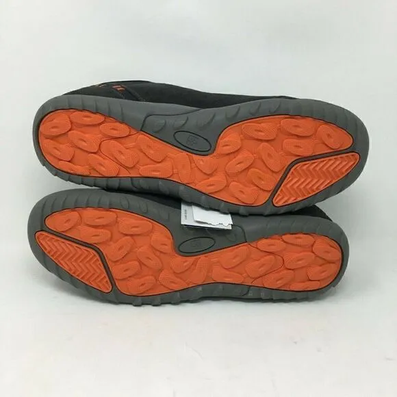 Mountain Warehouse Men's Sneakers Grey Orange Size 10 Phantom Suede Lightweight