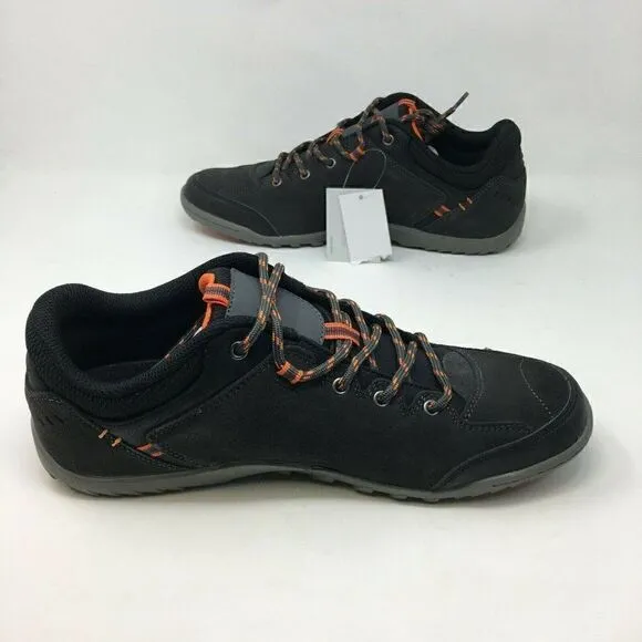 Mountain Warehouse Men's Sneakers Grey Orange Size 10 Phantom Suede Lightweight