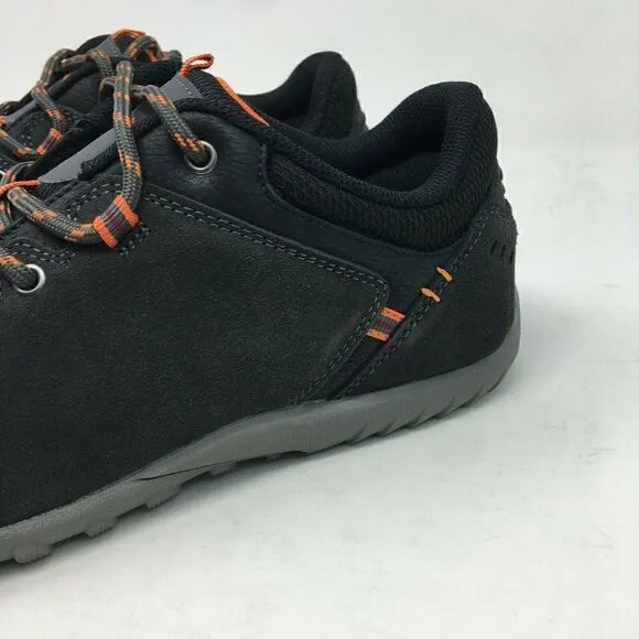 Mountain Warehouse Men's Sneakers Grey Orange Size 10 Phantom Suede Lightweight