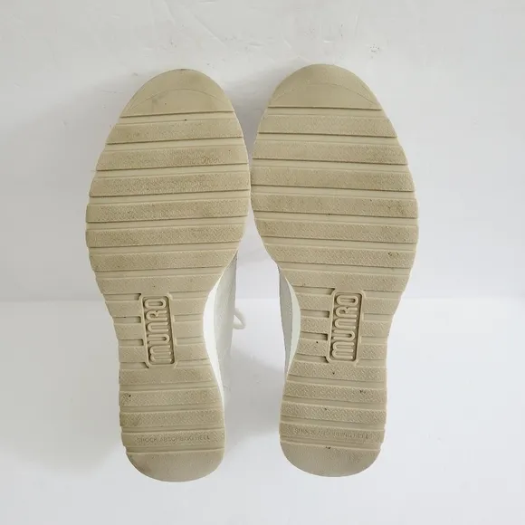 Munro Sutton Gray Suede Leather Sneakers Size 10