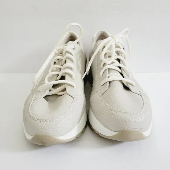Munro Sutton Gray Suede Leather Sneakers Size 10
