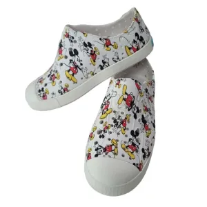 Native Shoes Mickey Mouse Print Slip-On Sneakers Size C13. Size 13 kids