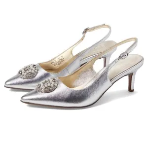 NATURALIZER EMILY EMBELLISHED SLINGBACK HEELS