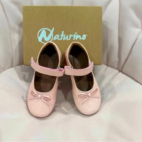 Naturino Pink Kids Leather Shoes