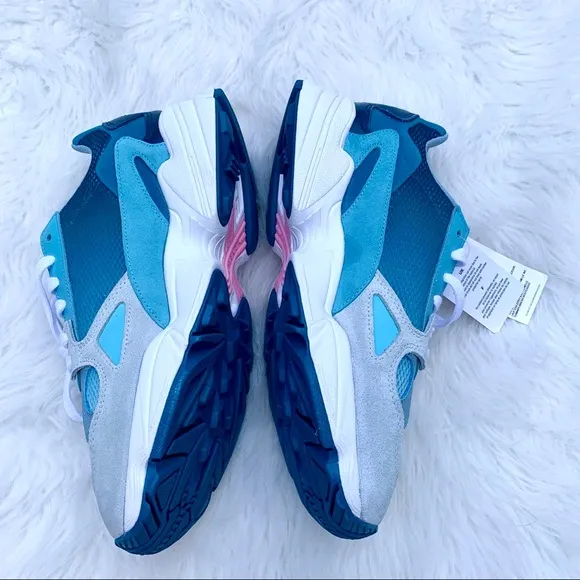 New Adidas Falcon Original Blue Sneakers Size 9.5