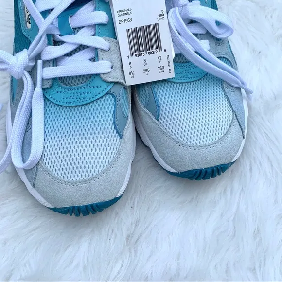 New Adidas Falcon Original Blue Sneakers Size 9.5