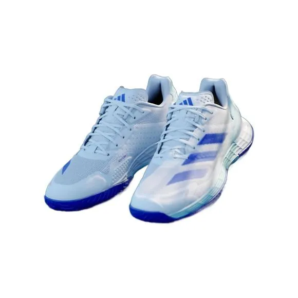 NEW ADIDAS men's defiant speed 2 shoes in cloud white/lucid blue/semi flash aqua