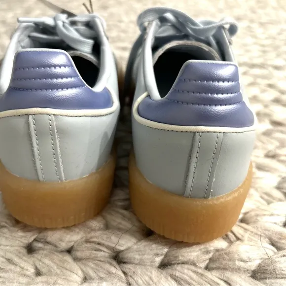 NEW Adidas Samba Sneakers in Light Gray and Cream